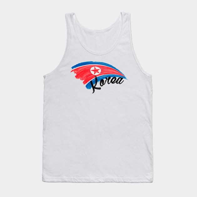 Korea flag Tank Top by SerenityByAlex